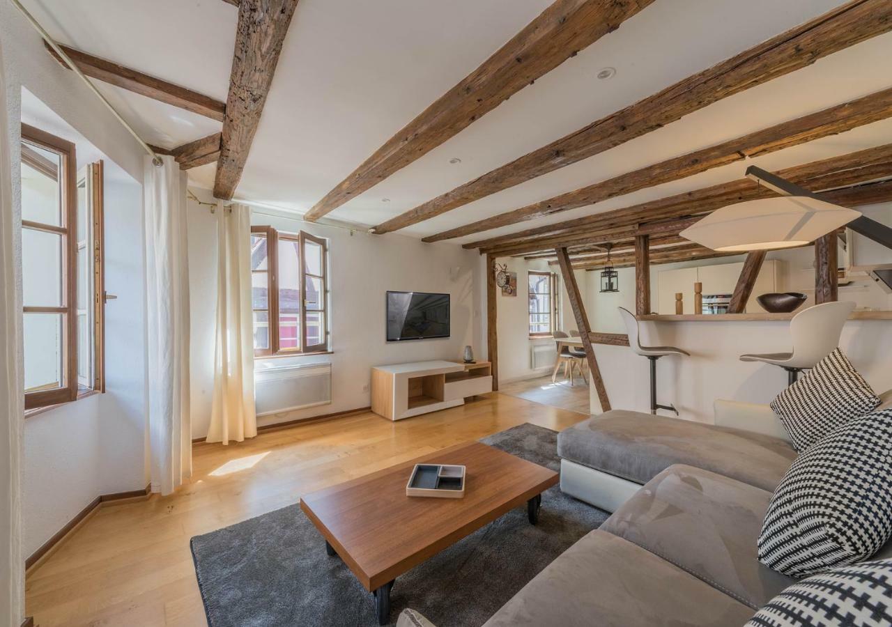 Le Carré d'or - Appartement avec vue Cathédrale Estrasburgo Exterior foto
