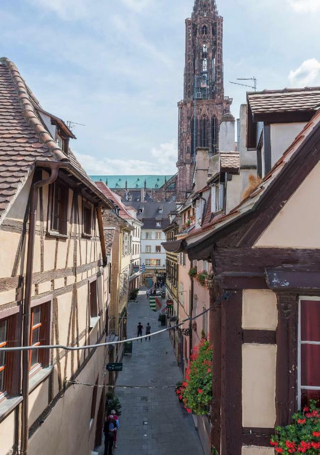 Le Carré d'or - Appartement avec vue Cathédrale Estrasburgo Exterior foto