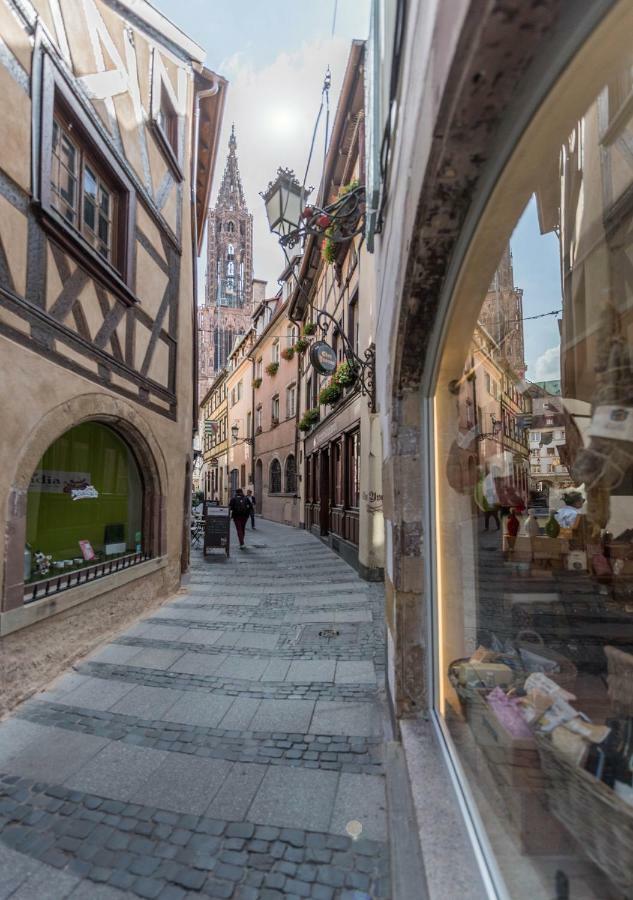 Le Carré d'or - Appartement avec vue Cathédrale Estrasburgo Exterior foto